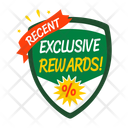 پیش‌نمایش فایل exclusive-rewards-13660514 از پک استیکرهای تبلیغاتی
