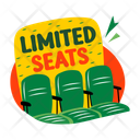 پیش‌نمایش فایل limited-seats-13660512 از پک استیکرهای تبلیغاتی