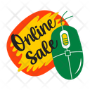 پیش‌نمایش فایل online-sale-13660497 از پک استیکرهای تبلیغاتی