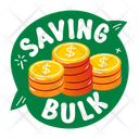 پیش‌نمایش فایل saving-bulk-13660473 از پک استیکرهای تبلیغاتی