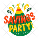 پیش‌نمایش فایل savings-party-13660469 از پک استیکرهای تبلیغاتی