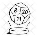 پیش‌نمایش فایل icosahedron-dice-13708176 از پک تخته‌بازی