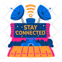 پیش‌نمایش فایل stay-connected-13730059 از پک استیکرهای علمی