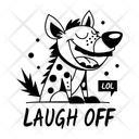 پیش‌نمایش فایل laugh-off-13857973 از پک استیکرهای حیوانات بامزه سافاری