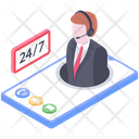 پیش‌نمایش فایل customer-service-app-1691551 از پک کارکنان بانک