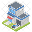 پیش‌نمایش فایل police-station-building-1706074 از پک ساختمان‌ها