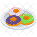پیش‌نمایش فایل donut-platter-vector-1711923 از پک مواد غذایی