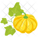 پیش‌نمایش فایل pumpkin-with-leaves-1711881 از پک مواد غذایی