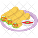 پیش‌نمایش فایل spring-roll-platter-1711849 از پک مواد غذایی