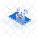 پیش‌نمایش فایل freelancer-isometric-1712644 از پک کسب و کار آنلاین