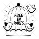 پیش‌نمایش فایل bird-cage-14592690 از پک مجموعه استیکرهای پاریس