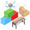 پیش‌نمایش فایل drone-delivery-1771606 از پک مفاهیم ایزومتریک (سه بعدی)