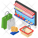 پیش‌نمایش فایل e-shopping-1771625 از پک مفاهیم ایزومتریک (سه بعدی)