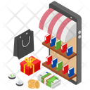 پیش‌نمایش فایل e-shopping-1771630 از پک مفاهیم ایزومتریک (سه بعدی)