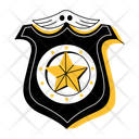 پیش‌نمایش فایل officer-badge-14836175 از پک نقاشی قانون و حقوق