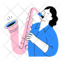 پیش‌نمایش فایل saxophone-player-15178718 از پک نوازنده
