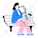 پیش‌نمایش فایل saxophonist-15178687 از پک نوازنده
