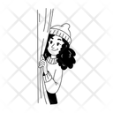پیش‌نمایش فایل girl-peeking-15564756 از پک دختر