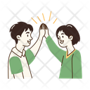 پیش‌نمایش فایل high-five-15696723 از پک موفقیت و دستاورد