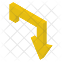 پیش‌نمایش فایل turn-down-arrow-1860197 از پک فلش‌ها