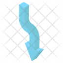 پیش‌نمایش فایل downward-arrow-1860325 از پک فلش‌ها