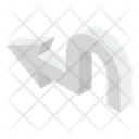 پیش‌نمایش فایل left-bend-arrow-1860276 از پک فلش‌ها
