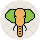 پیش‌نمایش فایل elephant-10 از پک آواتارهای صورت حیوانات