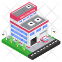 پیش‌نمایش فایل fire-station-2468407 از پک ساختمان‌ها ۲