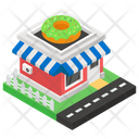 پیش‌نمایش فایل donut-shop-2468325 از پک ساختمان‌ها ۲