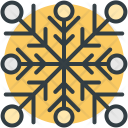 پیش‌نمایش فایل snowflake-200 از پک کریسمس