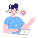 پیش‌نمایش فایل customer-service-representative-5815820 از پک پادکست زنده