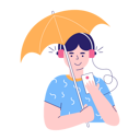 پیش‌نمایش فایل girl-enjoying-music-5815796 از پک پادکست زنده