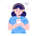 پیش‌نمایش فایل girl-enjoying-music-5815814 از پک پادکست زنده