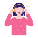 پیش‌نمایش فایل girl-enjoying-music-5815875 از پک پادکست زنده