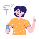پیش‌نمایش فایل girl-talking-selfie-5815826 از پک پادکست زنده