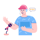 پیش‌نمایش فایل male-podcast-host-5815832 از پک پادکست زنده