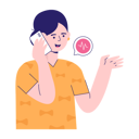 پیش‌نمایش فایل man-on-phone-call-5815878 از پک پادکست زنده