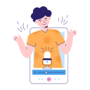 پیش‌نمایش فایل man-recording-podcast-5815811 از پک پادکست زنده