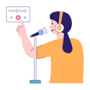 پیش‌نمایش فایل woman-creating-podcast-5815876 از پک پادکست زنده
