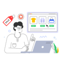 پیش‌نمایش فایل shopping-website-5919395 از پک کسب و کار