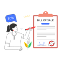 پیش‌نمایش فایل bill-of-sale-5919350 از پک هنر و طراحی