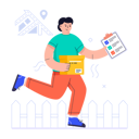 پیش‌نمایش فایل delivery-man-delivered-parcel-6329628 از پک متفرقه