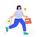 پیش‌نمایش فایل female-shopper-holding-shopping-bag-6329573 از پک متفرقه