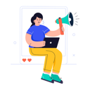 پیش‌نمایش فایل woman-doing-digital-advertising-6329631 از پک متفرقه