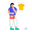 پیش‌نمایش فایل woman-purchase-t-shirt-6329637 از پک متفرقه