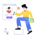 پیش‌نمایش فایل create-account-6323201 از پک شادی
