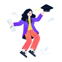 پیش‌نمایش فایل girl-graduated-6323218 از پک شادی