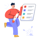پیش‌نمایش فایل man-holding-pencil-with-checklist-6333598 از پک متفرقه