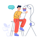پیش‌نمایش فایل man-podcasting-6333530 از پک متفرقه