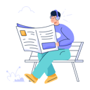 پیش‌نمایش فایل man-wearing-headphone-while-reading-newspaper-6333595 از پک متفرقه